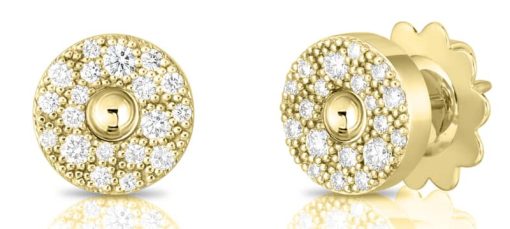 Roberto Coin 18K Yellow Gold Pois Moi Diamond Earrings