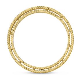 Roberto Coin 18K Yellow Gold & Diamond Symphony Princess Ring - Image 2