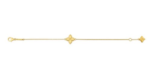 Roberto Coin 18KT Gold Princess Flower Charm Bracelet - Image 2