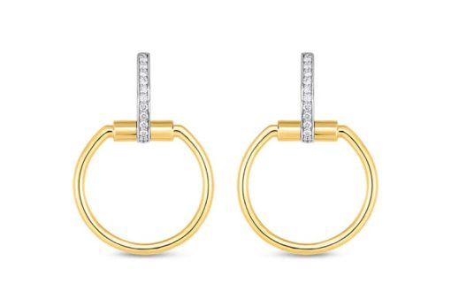 Roberto Coin 18KT Yellow Gold Earrings With Diamonds