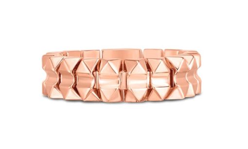 Roberto Coin 18K Rose Gold Petite Obelisco Thin Flexible Ring