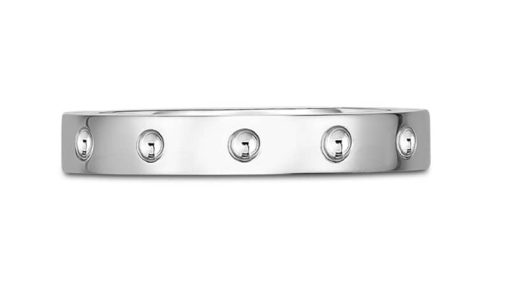 Roberto Coin 18KT White Gold Symphony Pois Moi Band Ring