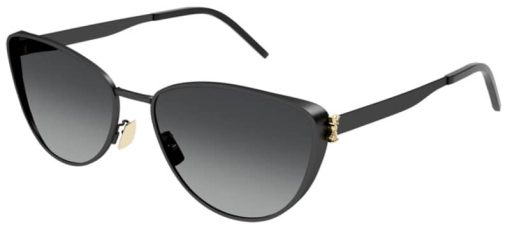Saint Laurent Monogram SL M90 Sunglasses Grey Gradient Lenses, 58mm