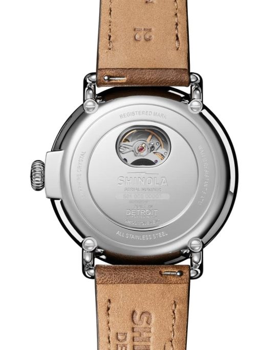 Shinola The Runwell Automatic 45mm Green Matte Dial Mens Watch - Image 7