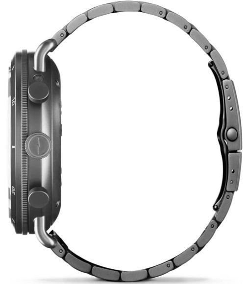 Shinola The Canfield Sport Gunmetal PVD Bracelet, Black Dial Watch, 45mm - Image 3