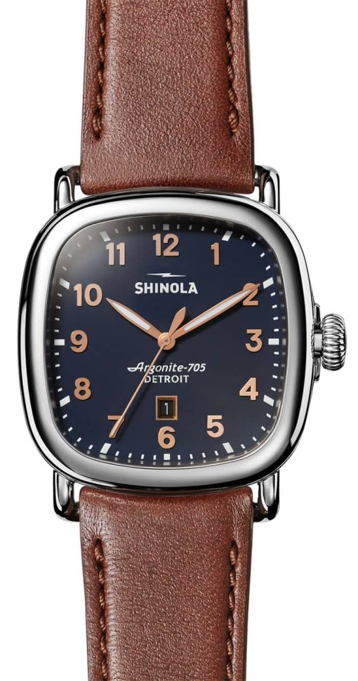 Shinola The Guardian 41.5mm Midnight Blue Dial Mens Watch