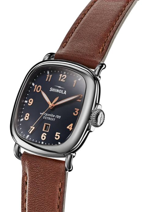 Shinola The Guardian 41.5mm Midnight Blue Dial Mens Watch - Image 2