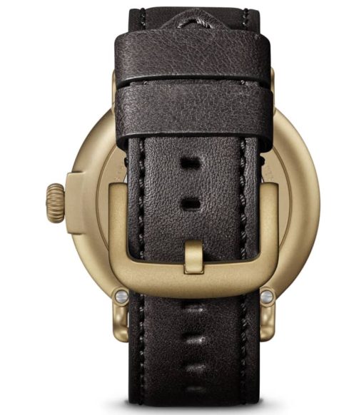 Shinola The Runwell Quartz Black Leather Strap 47mm Watch - Image 6