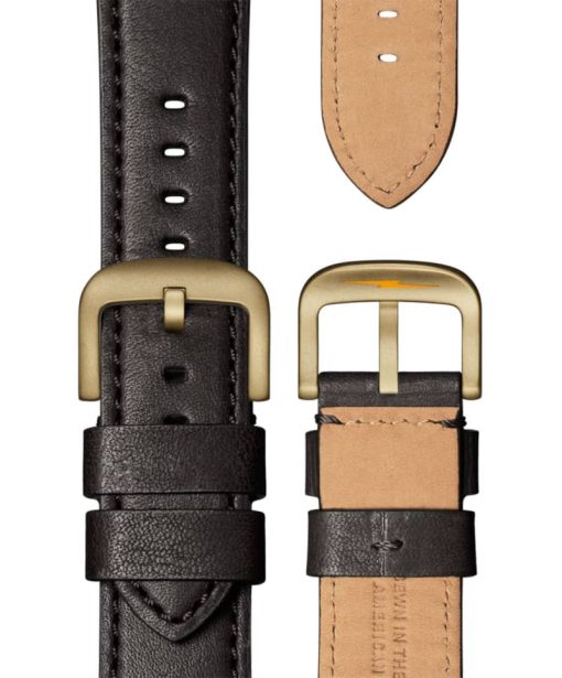 Shinola The Runwell Quartz Black Leather Strap 47mm Watch - Image 7