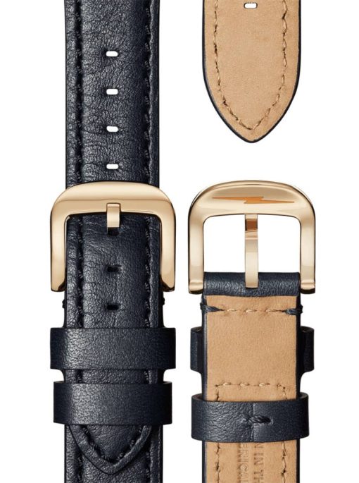 Shinola The Runwell White Dial Watch, Navy Leather Strap, 41mm - Image 5