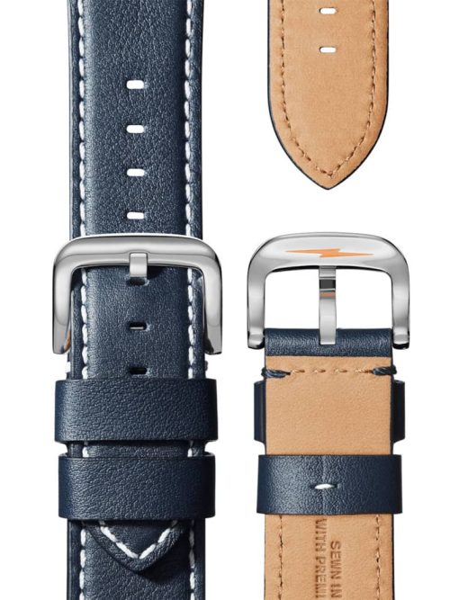 Shinola The Runwell Sport Chrono Midnight Blue Dial Watch, Navy Strap, 48mm - Image 5