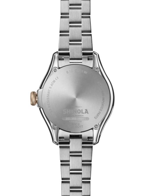 Shinola The Vinton White MOP And Diamond Dial Watch, Stainless Steel Bracelet, 32mm - Image 6