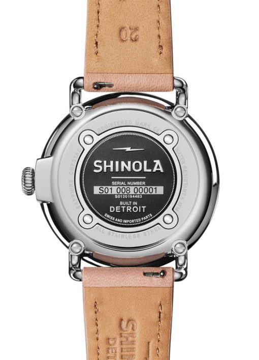 Shinola The Runwell 41mm Mother Of Pearl Dial Womens Watch - Image 5