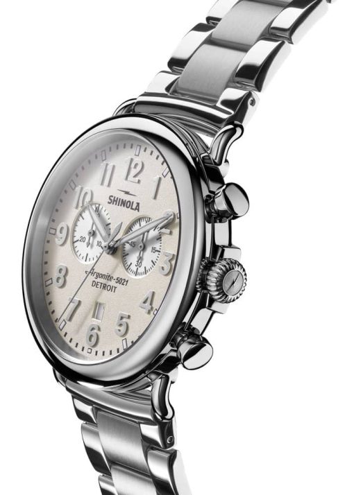 Shinola The Runwell Chrono 47mm Stainless Steel Mens Watch - Image 2