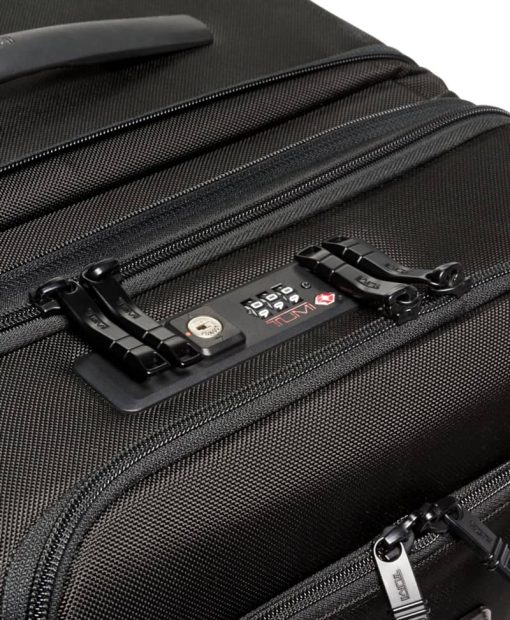 TUMI Alpha 3 Black Tall 4 Wheeled Duffel Packing Case - Image 6