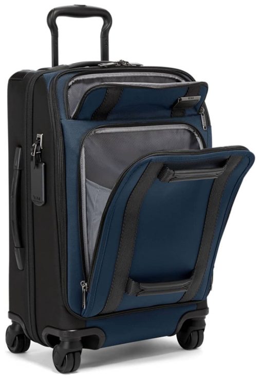 TUMI Merge Navy/Black International Expandable Front Lid 4 Wheeled Carry-On - Image 3