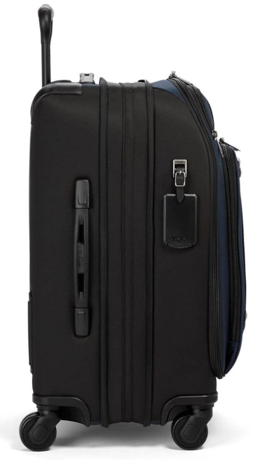 TUMI Merge Navy/Black International Expandable Front Lid 4 Wheeled Carry-On - Image 4