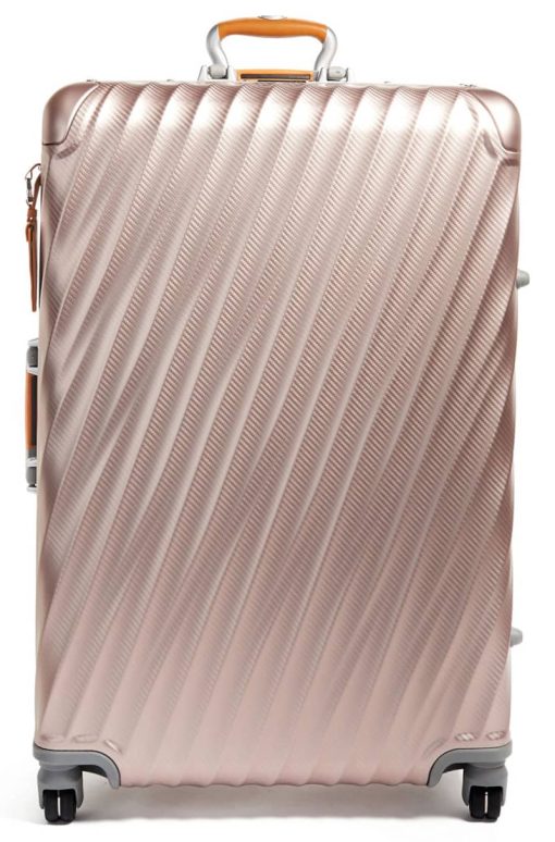 TUMI 19 Degree Aluminum Texture Blush Extended Trip Packing Case