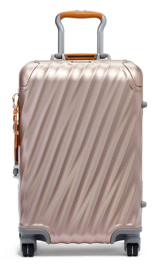 TUMI 19 Degree Aluminum Texture Blush International 4 Wheeled Carry-On