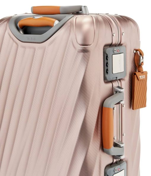 TUMI 19 Degree Aluminum Texture Blush International 4 Wheeled Carry-On - Image 4