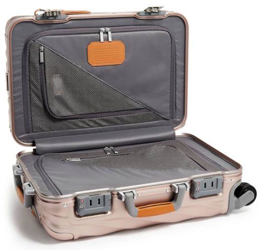 TUMI 19 Degree Aluminum Texture Blush International 4 Wheeled Carry-On - Image 2