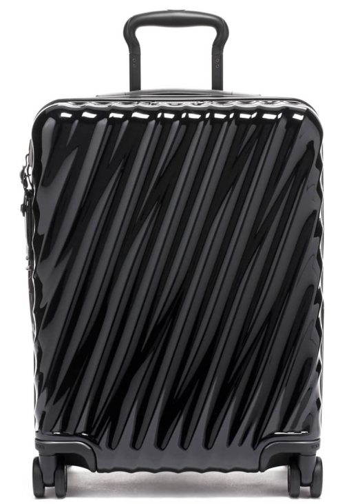 TUMI 19 Degree Black Continental Expandable 4 Wheeled Carry-On