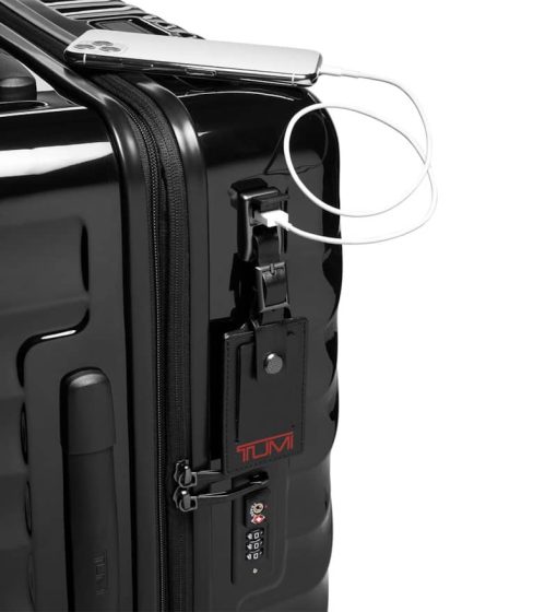 TUMI 19 Degree Black Continental Expandable 4 Wheeled Carry-On - Image 6