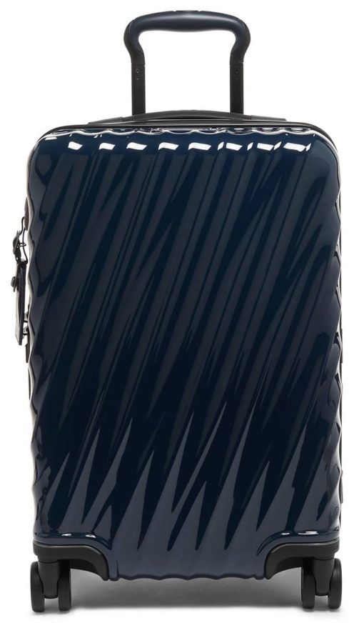 TUMI 19 Degree Navy International Expandable 4 Wheeled Carry-On