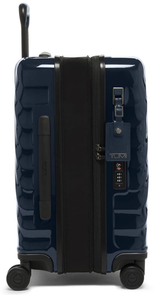 TUMI 19 Degree Navy International Expandable 4 Wheeled Carry-On - Image 4