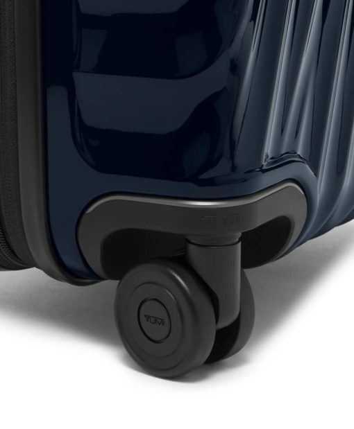 TUMI 19 Degree Navy International Expandable 4 Wheeled Carry-On - Image 7