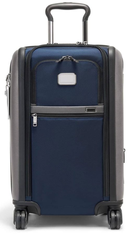TUMI Alpha Navy/Grey International Dual Access 4 Wheeled Carry-On