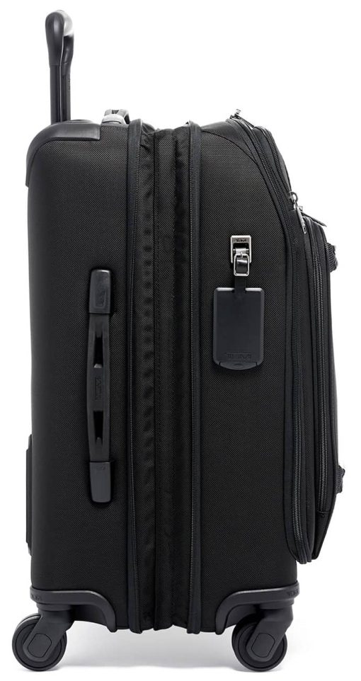 TUMI Merge Black Continental Front Lid 4 Wheeled Carry-On - Image 4