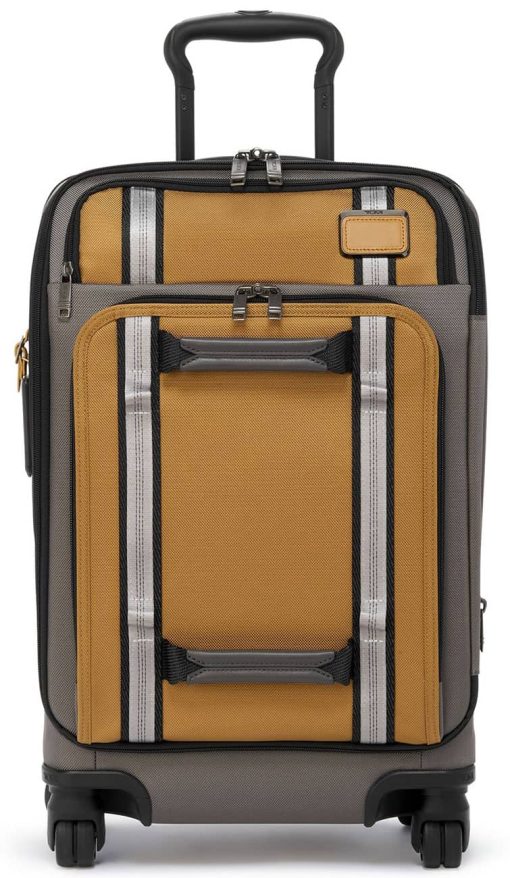 TUMI Merge Golden Brown International Front Lid 4 Wheeled Carry-On