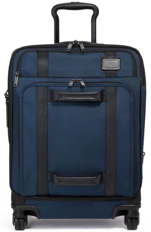 TUMI Merge Navy/Black Continental Front Lid 4 Wheeled Carry-On