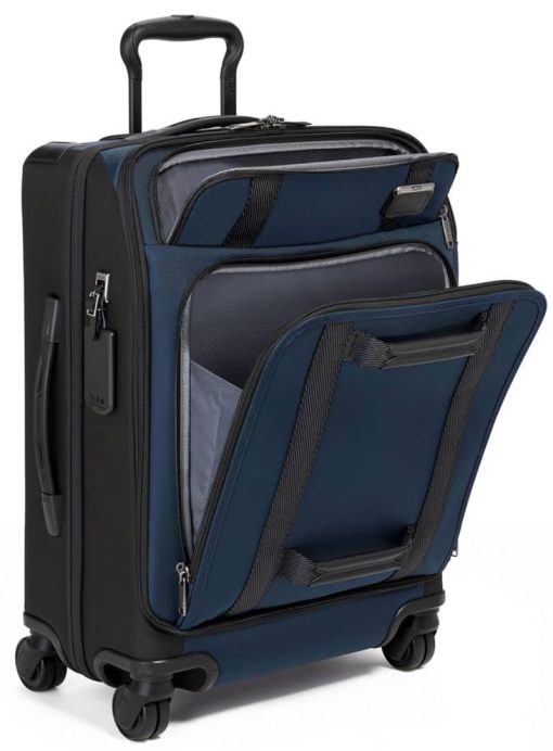 TUMI Merge Navy/Black Continental Front Lid 4 Wheeled Carry-On - Image 3