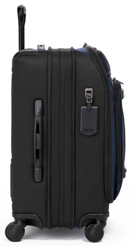 TUMI Merge Navy/Black Continental Front Lid 4 Wheeled Carry-On - Image 4