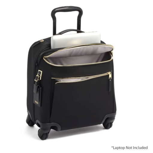 TUMI Voyageur Black/Gold Oxford Compact Carry-on - Image 4