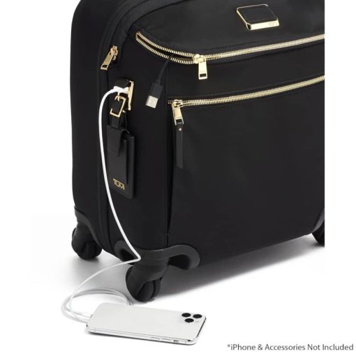 TUMI Voyageur Black/Gold Oxford Compact Carry-on - Image 5