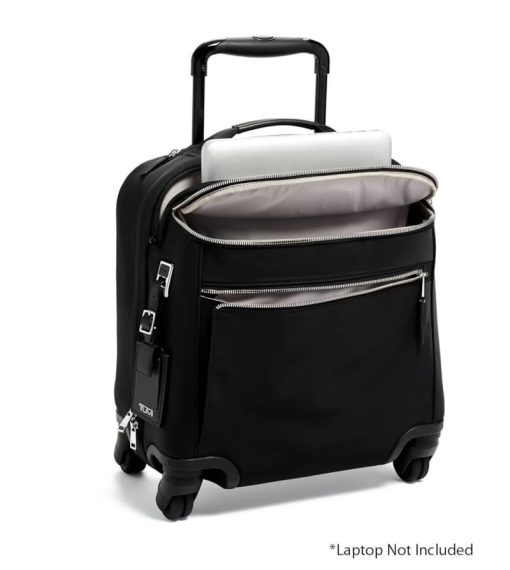 TUMI Voyageur Black/Silver Oxford Compact Carry-On - Image 4