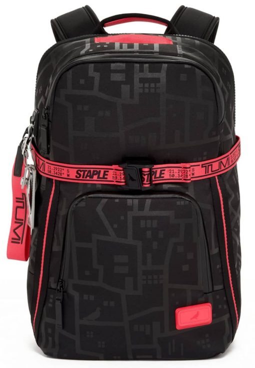 TUMI Staple Black w/ Red Accents Backpack