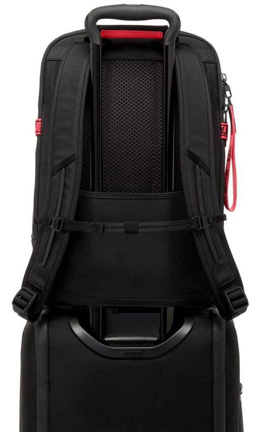 TUMI Staple Black w/ Red Accents Backpack - Image 6