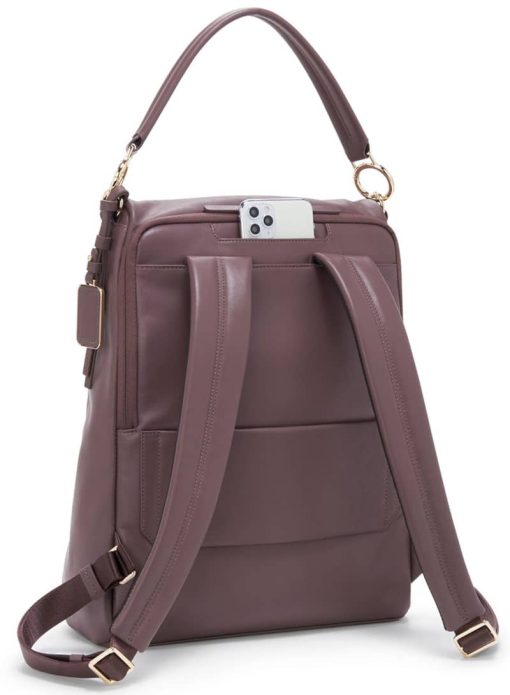 TUMI Voyageur Dark Mauve Liv Backpack/Tote - Image 4