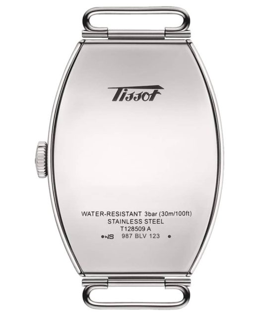 Tissot Heritage Porto Quartz Silver Dial Black Alligator Leather Watch, 42.45mm - Image 5
