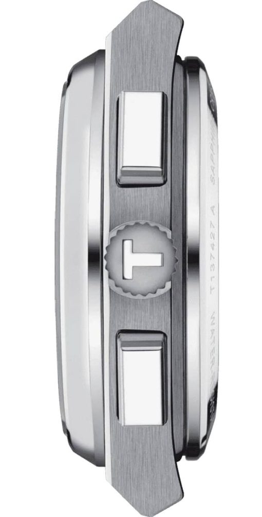 Tissot PRX Automatic Chronograph Blue Dial Silver-Tone SS Bracelet Watch, 42mm - Image 2