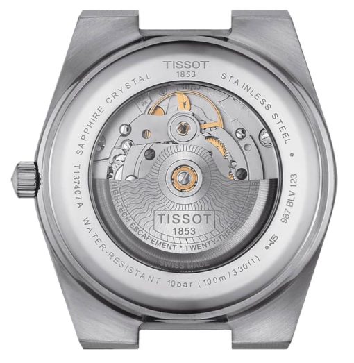 Tissot PRX Powermatic 80 Blue Dial Alligator Leather Strap Watch, 39.5mm - Image 3