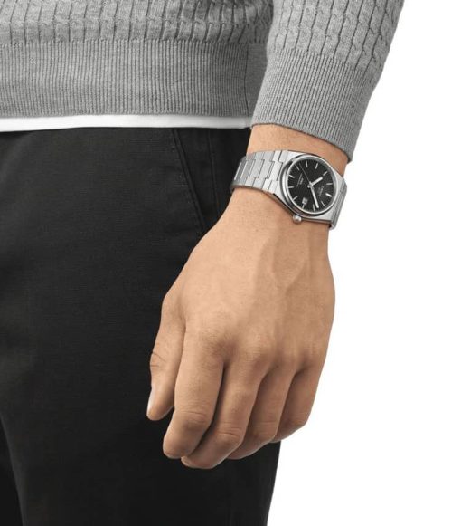 Tissot PRX Powermatic 80 Automatic Black Dial  Stainless Steel Watch, 39.5mm - Image 4