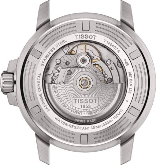 Tissot Seastar 1000 Powermatic 80 Blue Gradient Dial Stainless Steel Bracelet Watch, 43mm - Image 3