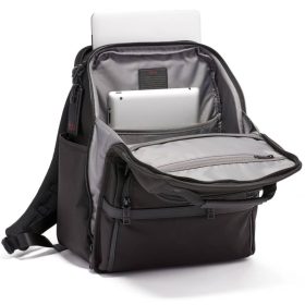 TUMI Alpha 3 Black Compact Laptop Brief Pack - Image 2