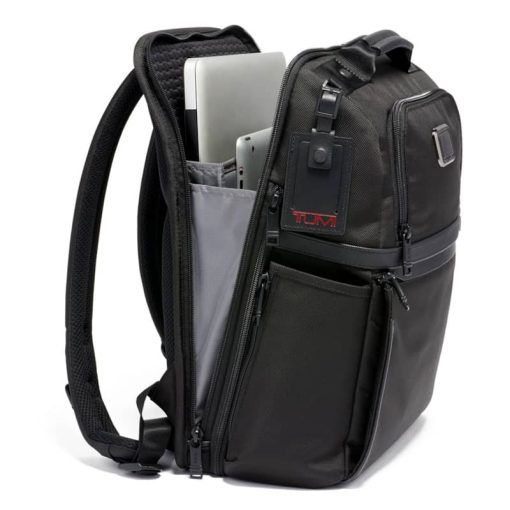 TUMI Alpha 3 Black Slim Solutions Brief Pack - Image 2