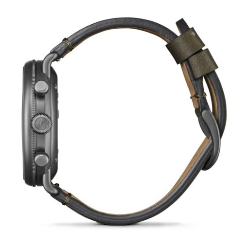 Shinola The Canfield Chrono Gunmetal Dial Leather Watch, 43mm - Image 3